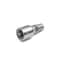 Intertraco Hydraulic Crimp Hose Fitting - M Pipe - Rigid -  3/8 ID, 3/8-18 Thread 472124 - alternate 1